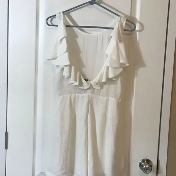Alythea Peoples Nation White Romper Medium NWT - Picture 5 of 11